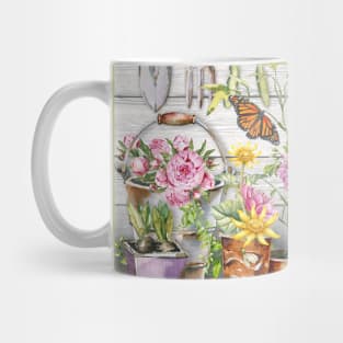 Garden Tool Shed A Mug